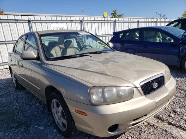 HYUNDAI ELANTRA 2002 with VIN KMHDN45D92U439095 - Photo from auction