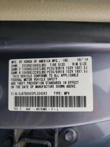 Photo 10 from auction – 2015 ACURA RDX with VIN 5J8TB3H30FL004243