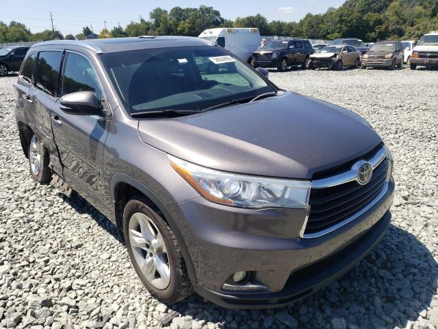 TOYOTA HIGHLANDER 2015 with VIN 5TDDKRFH2FS107098 - Photo from auction