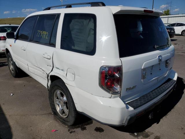Photo 3 from auction – 2007 HONDA PILOT EXL with VIN 2HKYF18507H535172