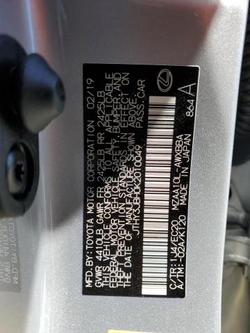 Photo 10 from auction – 2019 LEXUS UX 200 with VIN JTHY3JBH0K2010049