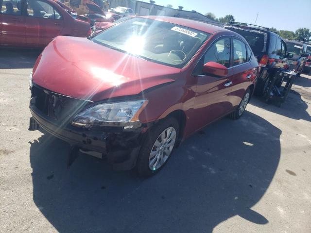 Photo 2 from auction – 2014 NISSAN SENTRA S with VIN 3N1AB7AP2EY328765