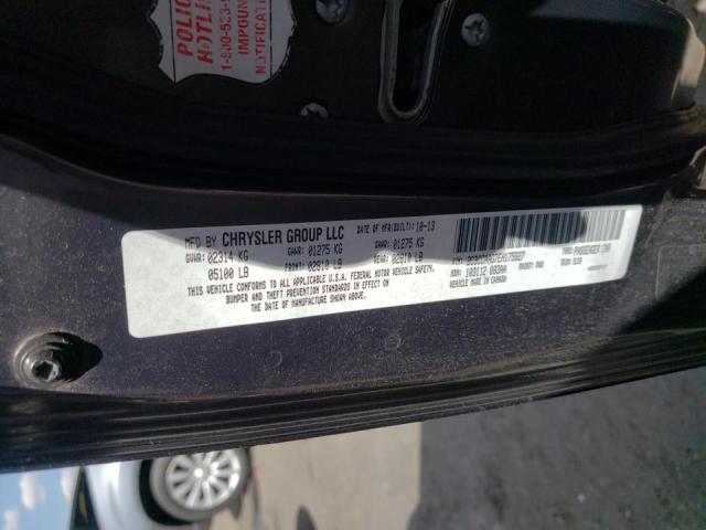 Photo 10 from auction – 2014 CHRYSLER 300 with VIN 2C3CCAAG7EH175827