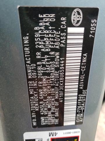 Photo 10 from auction – 2011 TOYOTA CAMRY BASE with VIN 4T1BF3EKXBU659441
