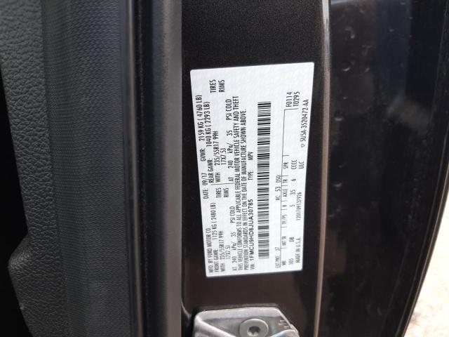Photo 10 from auction – 2018 FORD ESCAPE SEL with VIN 1FMCU9HD8JUA30785