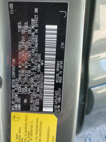 Photo 10 from auction – 2006 TOYOTA HIGHLANDER with VIN JTEEP21A060150697