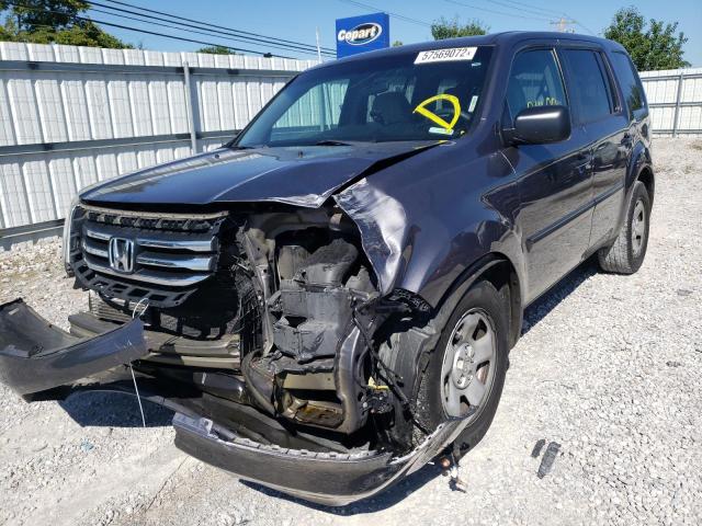 Photo 2 from auction – 2015 HONDA PILOT LX with VIN 5FNYF4H21FB028169