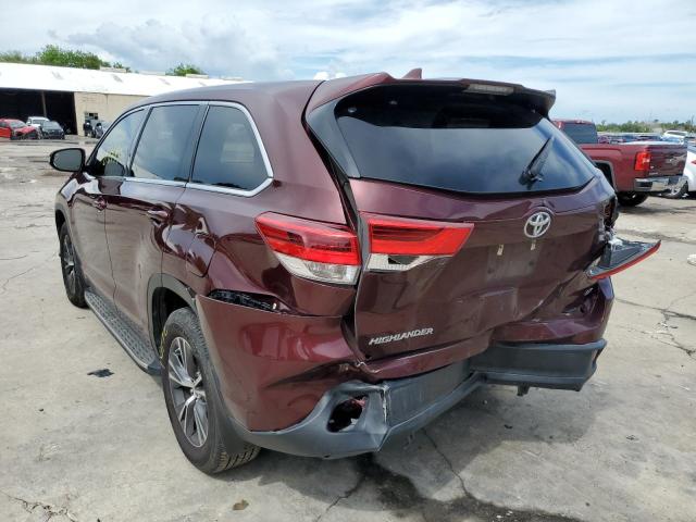 Photo 3 from auction – 2018 TOYOTA HIGHLANDER with VIN 5TDZZRFH5JS284450