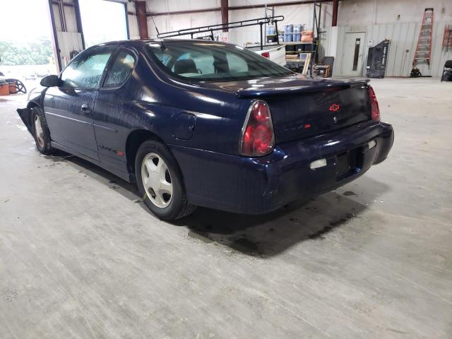 Photo 3 from auction – 2002 CHEVROLET MONTE CARL with VIN 2G1WX15K229350138