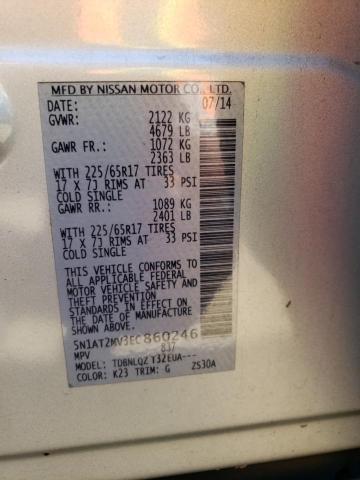 Photo 10 from auction – 2014 NISSAN ROGUE S with VIN 5N1AT2MV3EC860246