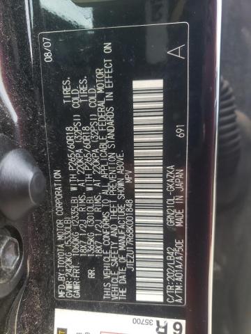 Photo 10 from auction – 2008 TOYOTA 4RUNNER LI with VIN JTEZU17R68K001848