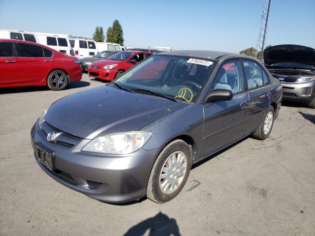 Photo 2 from auction – 2004 HONDA CIVIC LX with VIN 2HGES16624H624273