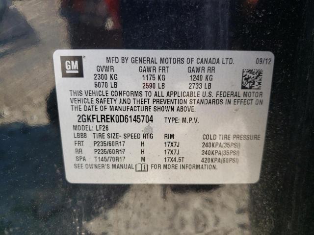 Photo 10 from auction – 2013 GMC TERRAIN SL with VIN 2GKFLREK0D6145704