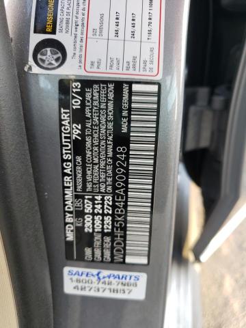 Photo 10 from auction – 2014 MERCEDES-BENZ E 350 with VIN WDDHF5KB4EA909248