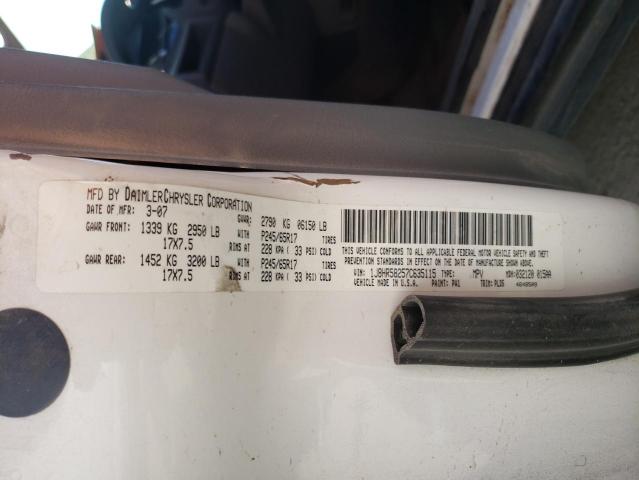 Photo 10 from auction – 2007 JEEP GRAND CHER with VIN 1J8HR58257C635115