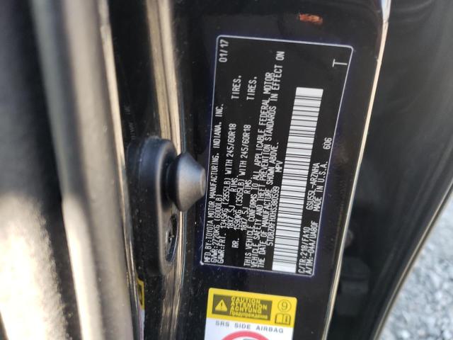 Photo 10 from auction – 2017 TOYOTA HIGHLANDER with VIN 5TDBZRFHXHS380599