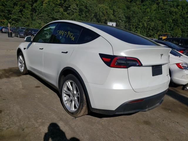 Photo 3 from auction – 2021 TESLA MODEL Y with VIN 5YJYGDEE0MF203147