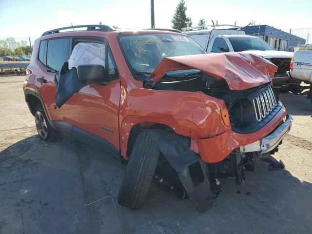 JEEP RENEGADE S 2017 with VIN ZACCJBAB6HPG26230 - Photo from auction