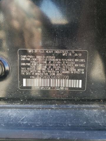Photo 10 from auction – 2010 SUBARU FORESTER X with VIN JF2SH6BC6AG901220