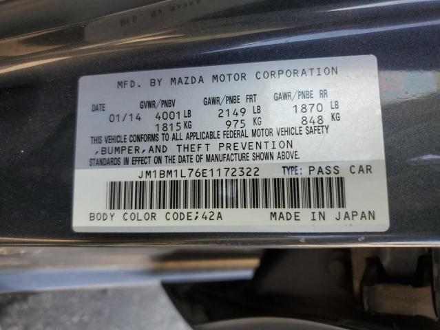 Photo 10 from auction – 2014 MAZDA 3 TOURING with VIN JM1BM1L76E1172322