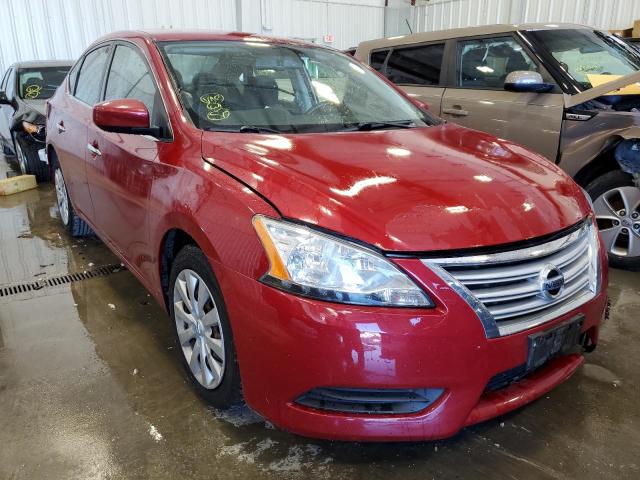 NISSAN SENTRA S 2013 with VIN 3N1AB7AP9DL669883 - Photo from auction