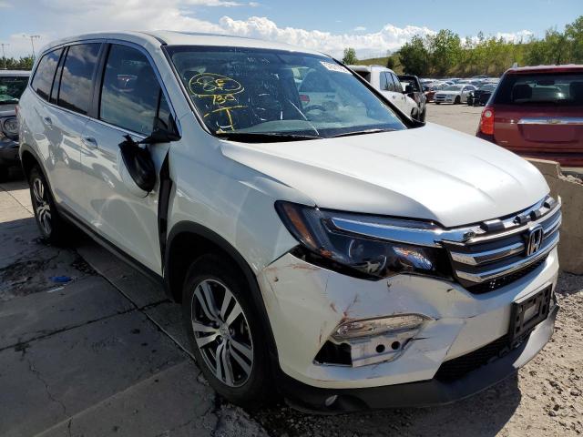 HONDA PILOT EXL 2016 with VIN 5FNYF6H52GB016944 - Photo from auction