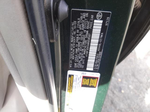 Photo 10 from auction – 2010 TOYOTA CAMRY BASE with VIN 4T4BF3EKXAR059507