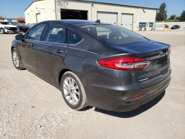 Photo 3 from auction – 2020 FORD FUSION SE with VIN 3FA6P0HD1LR258633