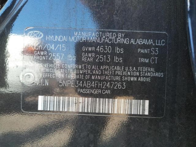 Photo 10 from auction – 2015 HYUNDAI SONATA SPO with VIN 5NPE34AB4FH247263