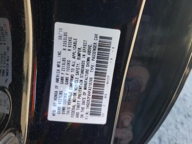 Photo 10 from auction – 2015 HONDA ACCORD EXL with VIN 1HGCR2F84FA216286
