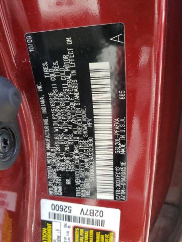 Photo 10 from auction – 2010 TOYOTA SIENNA CE with VIN 5TDKK4CC9AS323090