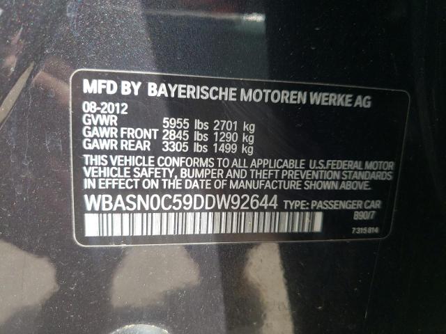 Photo 10 from auction – 2013 BMW 550 IGT with VIN WBASN0C59DDW92644