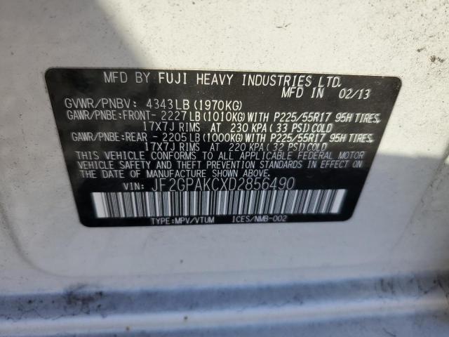 Foto 10 de la subasta – 2013 SUBARU XV CROSSTR con VIN JF2GPAKCXD2856490