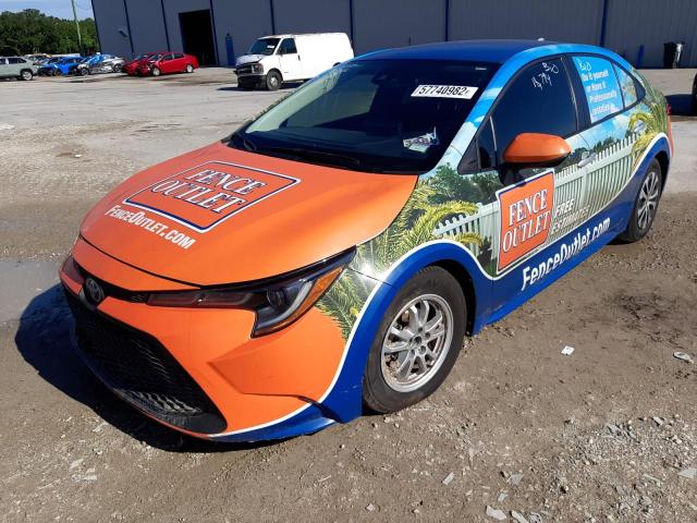 Photo 2 from auction – 2022 TOYOTA COROLLA LE with VIN JTDEAMDEXNJ048946