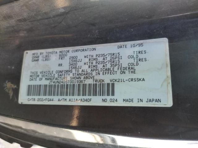 Photo 10 from auction – 1996 TOYOTA T100 XTRAC with VIN JT4UN24D5T0019367