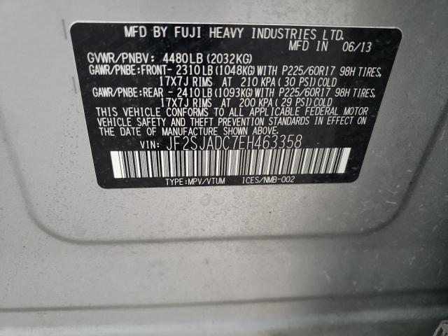 Photo 10 from auction – 2014 SUBARU FORESTER 2 with VIN JF2SJADC7EH463358