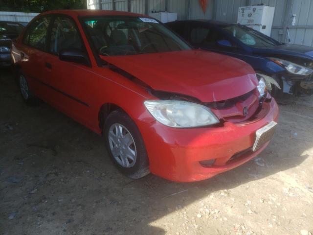 Photo 1 from auction – 2005 HONDA CIVIC DX V with VIN 1HGES16385L024335