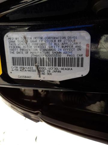 Photo 10 from auction – 2002 LEXUS LS 430 with VIN JTHBN30F920055550
