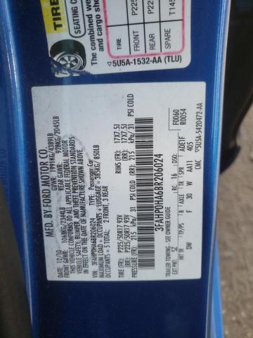 Photo 10 from auction – 2011 FORD FUSION SE with VIN 3FAHP0HA6BR206024