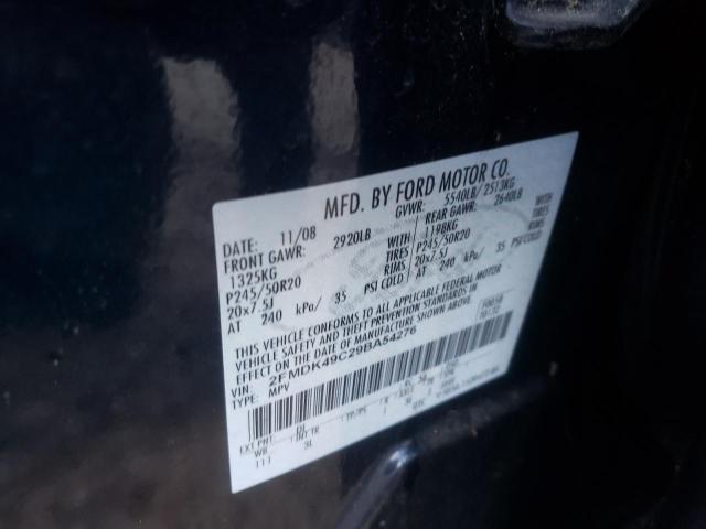 Photo 10 from auction – 2009 FORD EDGE LIMIT with VIN 2FMDK49C29BA54276