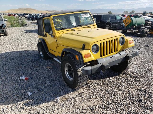 JEEP WRANGLER 2001 with VIN 1J4FA49S61P313933 - Photo from auction