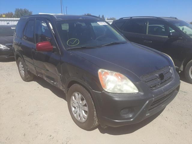 HONDA CR-V EX 2006 with VIN JHLRD78876C043677 - Photo from auction