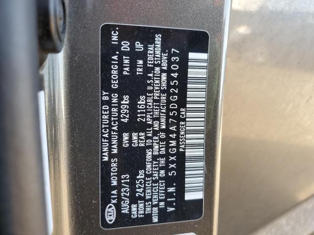 Photo 10 from auction – 2013 KIA OPTIMA LX with VIN 5XXGM4A75DG254037