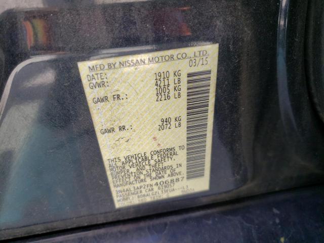 Photo 10 from auction – 2015 NISSAN ALTIMA 2.5 with VIN 1N4AL3AP2FN406887