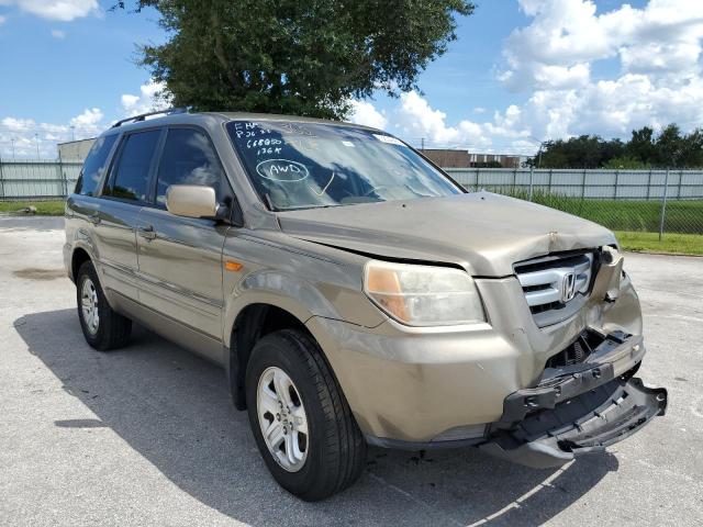 HONDA PILOT VP 2008 with VIN 5FNYF28288B020786 - Photo from auction