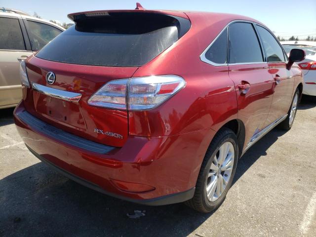 Photo 4 from auction – 2012 LEXUS RX 450 with VIN JTJZB1BA8C2407728