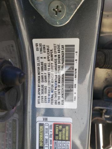 Photo 10 from auction – 2010 HONDA INSIGHT EX with VIN JHMZE2H73AS008586