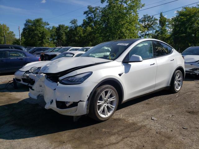 Photo 2 from auction – 2021 TESLA MODEL Y with VIN 5YJYGDEE0MF203147
