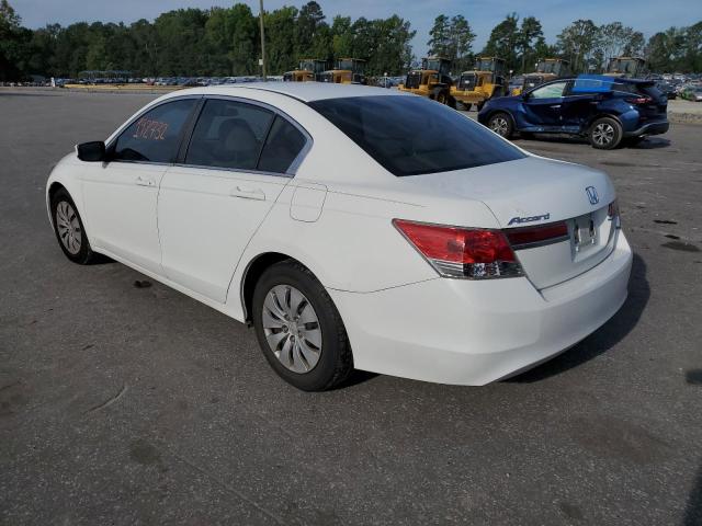 Photo 3 from auction – 2012 HONDA ACCORD LX with VIN 1HGCP2F33CA143935