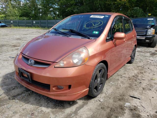 Photo 2 from auction – 2007 HONDA FIT S with VIN JHMGD38697S013436